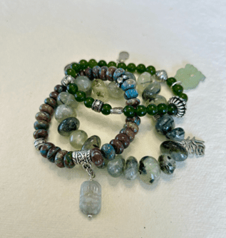 Green Spirit bracelet by Watson Wells Jewelry - view 3