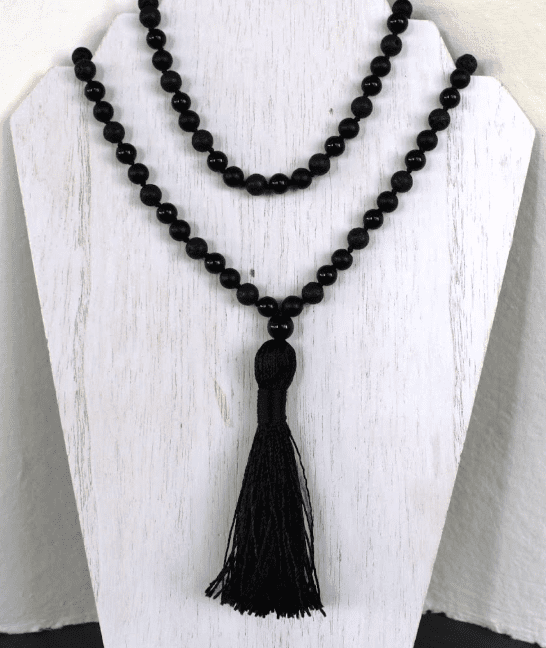 Black Lava handcrafted necklace by Watson Wells Jewelry - view 4