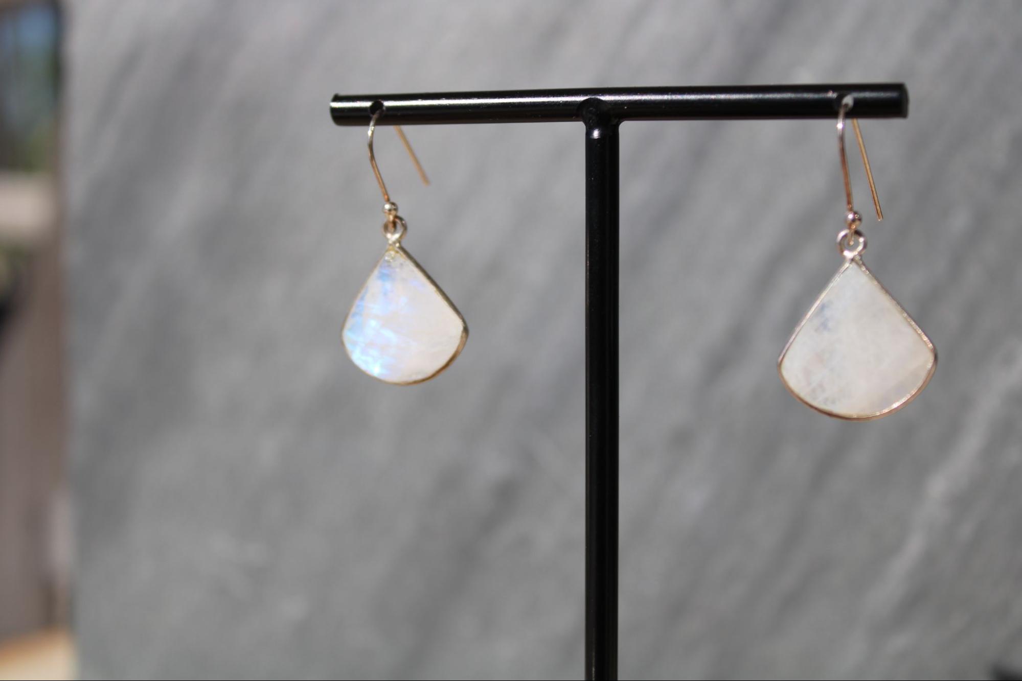 Lunar Glow Drops earring by Watson Wells Jewelry - view 2