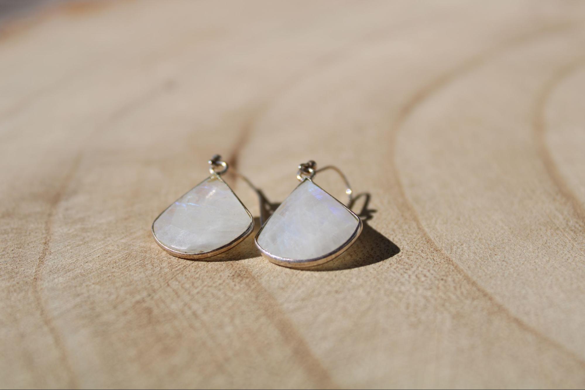 Lunar Glow Drops earring by Watson Wells Jewelry - view 3