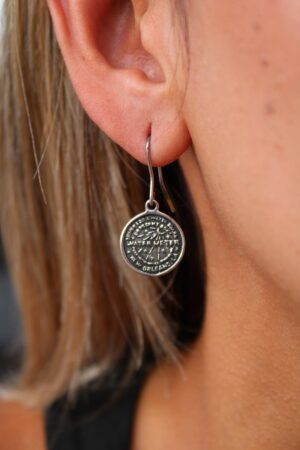 Token Treasures Earrings handcrafted earring by Watson Wells Jewelry