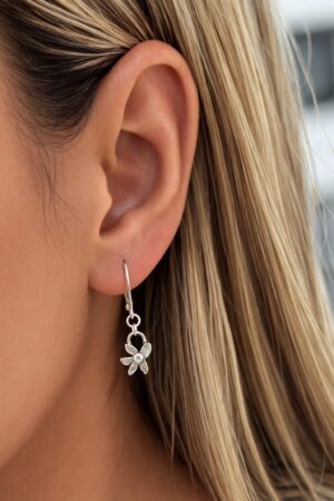 Silver Bloom Earrings handcrafted earring by Watson Wells Jewelry