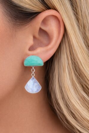 Celestial Balance Earrings handcrafted earring by Watson Wells Jewelry