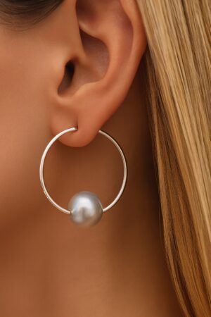 Island Elegance Hoops handcrafted earring by Watson Wells Jewelry