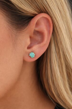 Earth Echo Studs handcrafted earring by Watson Wells Jewelry