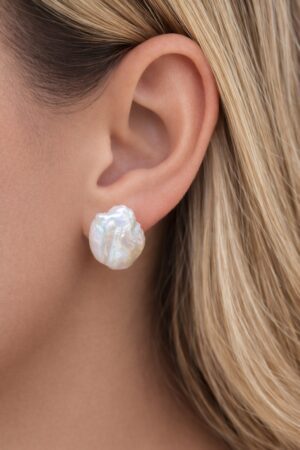 Earthborn Glow Studs handcrafted earring by Watson Wells Jewelry